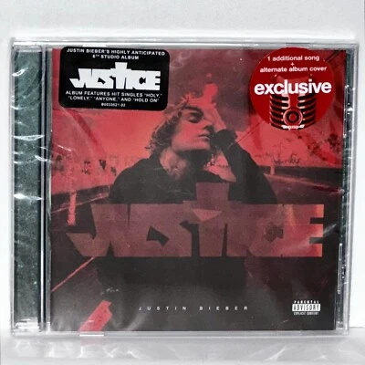 Factory Sealed (shrink wrapped) Justice by Justin Bieber CD - Imagem 1 de 2