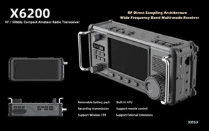 XIEGU X6200 - HF 50MHZ SSB CW AM FM WFM AIR PORTABLE TRANSCEIVER - Picture 1 of 6