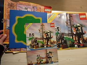 LEGO 6270 &ndash; Forbidden Island (1989 Pirates) &ndash; Box Covers, Manual & Baseplate