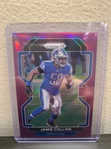 2021 Panini Prizm Purple Prizm /125 Jamie Collins #152 Detroit Lions - Picture 1 of 2