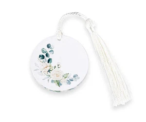 Amor&Co. Blooming Love Acryl Rund und Nappa D 45 mm Weiß Grün 12 Stück - Bild 1 von 2