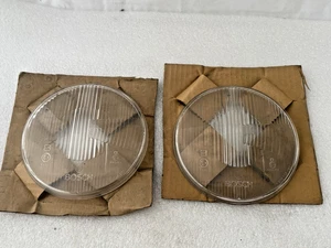 2x BMW 02 1802 2002 E10 Scheinwerfer Streuscheibe Glas 1305603020 (X537) NOS NEU - Bild 1 von 6