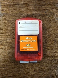 Dreamcast Performance Mega Memory Card - Red - Tested - Picture 1 of 2