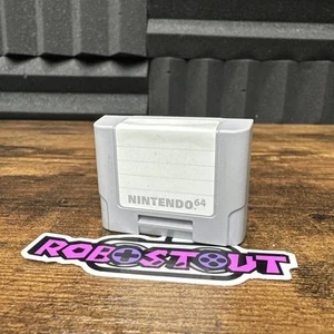 Tarjeta de memoria Controller Pak NUS-004 - (Nintendo N64) limpia, probada y auténtica⭐ - Imagen 1 de 8