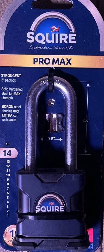 Squire Stronghold 50mm CEN 4 LS (SS50S-2.5) - Image 1 of 1