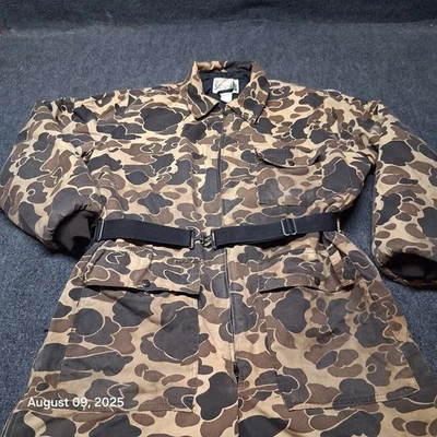 Vintage Samco Sportswear Camo Insulated Hunting Coveralls Mens Size XL Brown - Image 1 of 4
