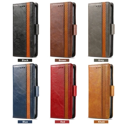 Leather Magnetic Wallet Phone Case For Samsung A34 A35 A54 A55 A16 A07 A36 A56 - Image 1 of 4