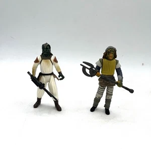 Star Wars Jabba’s Skiff Guards Set Incomplete Klaatu & Vizam POTF Action Figures - Picture 1 of 4