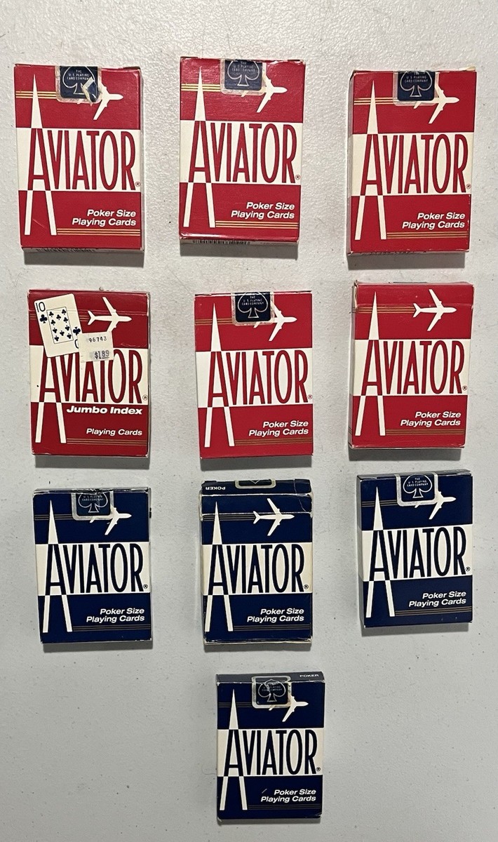 10個SET】Quality Aviator Playing Card USA Aviator Playing Cards