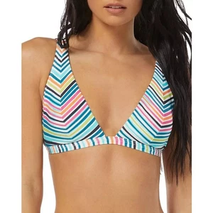 Vince Camuto Damen mehrfarbig Chevron gestreift Triangel Schwimmen Bikini Oberteil Größe S - Bild 1 von 4