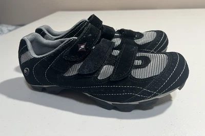 Zapatos de ciclismo especializados Riata MTB para mujer talla 7 negros cuerpo geometría BG ciclismo Foto 1 de 4