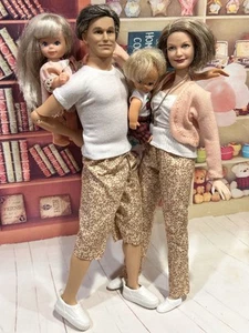 Barbie Happy Family Grandparents❤️Grandma & Grandpa Mattel + Grandkids HTF❤️ - Picture 1 of 17