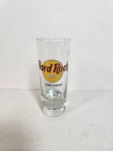 Hard Rock Café San Diego 4" de alto vaso negro letras con caja - Imagen 1 de 4