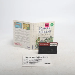 Rescue Mission (Sega Master System, 1988) Complete No box, Tested & Working - Picture 1 of 6