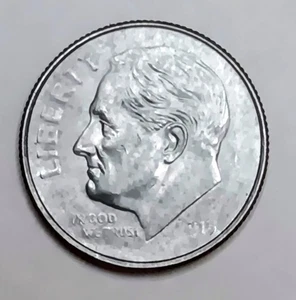 2015 P Roosevelt Dime Strike Thru Error Obv & Rev - Picture 1 of 4