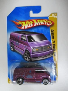 2008 Hot Wheels New Models Purple Custom '77 Dodge Van - Picture 1 of 5