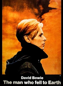 PÓSTER REPRO DAVID BOWIE EL HOMBRE QUE CAYÓ A LA TIERRA 11X17  - Imagen 1 de 1