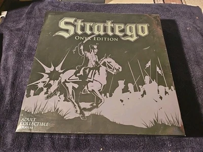 Stratego Board Game Onyx Edition Strategy War Wood 100% Complete - Image 1 of 3
