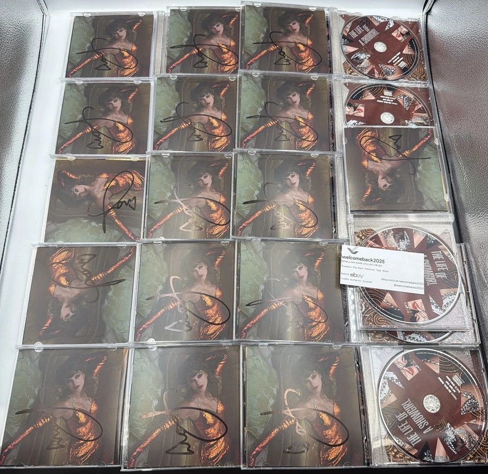 Taylor Swift Life Of A Showgirl It’s Beautiful Edition CD With Signed Photo ✅ - Image 1 of 4