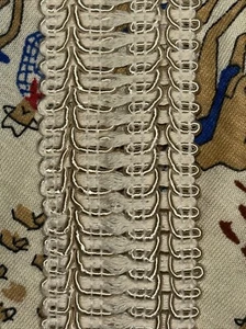 5 Yards Gimp Zopf schön Gold Champagner, Beige Borte Polsterung 1 3/4" breit - Bild 1 von 5
