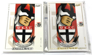 2002 SELECT AFL EXCLUSIVE +AFL SPX CARD BASE CARD TEAM SET x 2-ST. KILDA(13+13)