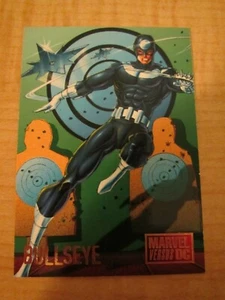 Fleer Skybox 1995 DC versus Marvel Comics Bullseye #30 Marvel Villano - Imagen 1 de 2