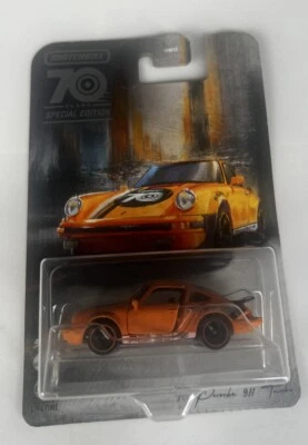 Matchbox Moving Parts 70 Years Special Edition Porsche 911 Turbo 1/5 Orange - Image 1 of 2
