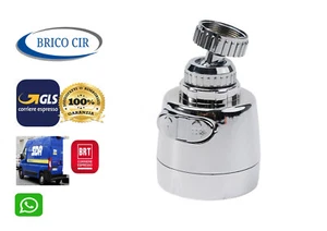 Aeratore per Rubinetto, 360° Girevole Rompigetto Rubinetto Cucina, 2 GETTI - Foto 1 di 10