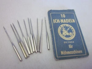 705 K, Nm: 80/12, flacher Schaft, scharfe Spitze Vintage Nähmaschine Nadeln 20 Ps - Bild 1 von 3