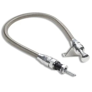 Lokar 1211144 Locking Trans Dipstick TH350/400 Firewall Mt Brite - Picture 1 of 5