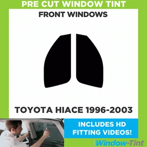 For Toyota Hiace 1996-2003 Pre Cut Window Tint Front Windows - Picture 1 of 9