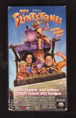 The Flinstones John Goodman Rick Moranis Elizabeth Perkins VHS Video Foto 1 de 2