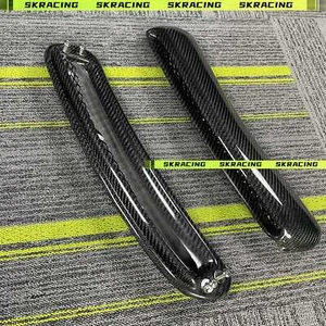 Carbon Fiber Front Hood Air Vent Intake Cover Trim For 02-06 Mini Cooper MK1 R53 - Picture 1 of 18