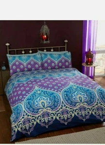 Juego de edredón individual Rapport Asha Saphire MÁS BARATO EN EBAY - Imagen 1 de 1