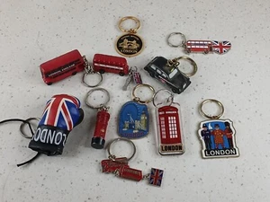 Keyring Keychains Mixed Bundle Souvenirs Novelty Collectables - London - Picture 1 of 10
