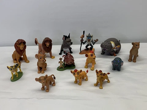 Vintage 1994 Disney Lion King PVC Collectible Figures Characters ~ Lot of 14 Cover