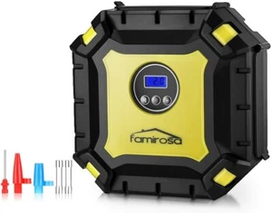 FAMIROSA Mini Portable Compressor for Cars 12V - Picture 1 of 7