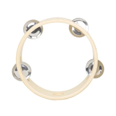 Tambourine for Kid Hand Held Tambourine 6Inch Tambourine Metal Jingles - Image 1 of 4