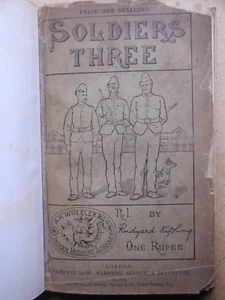 Soldiers Three: A Collection of Stories. Rudyard Kipling. 1890 5th Edition - Bild 1 von 4