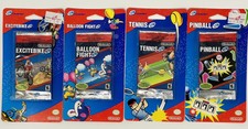 E-Reader 4 Game Lot Excitebike Tennis Pinball Balloon Fight NOS Sealed NEW GBA