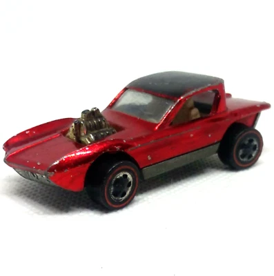 Hot Wheels Redline Python 1968 Red White Int. Made In United States - Image 1 of 4