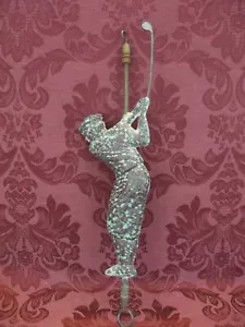 Unique Vintage Golfer Copper Wind Spinner - Very Nice! - Picture 1 of 2