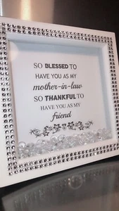PERSONALISED KEEPSAKE 3D BOX FRAME BEST FRIENDS Friend Christmas - Picture 1 of 1