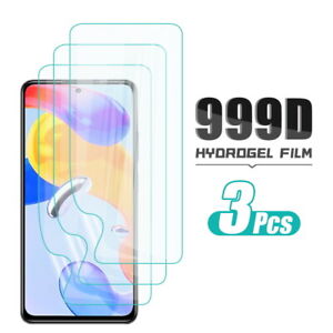 Soft Hydrogel Film Screen Protector For Xiaomi Redmi K50 Note 11 10 9 Mi 11T Pro