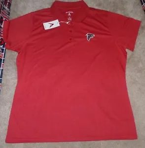 NUOVA ANTIGUA NFL Atlanta Falcons Golf Polo Shirt Donna Donna XL X-Large NUOVA NUOVA CON ETICHETTE - Foto 1 di 1