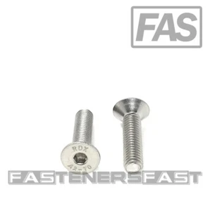 (50) M5 x 0.8 x 20 Stainless Steel Flat Head Socket Cap Screws DIN7991 M5-0.8 A2 - Picture 1 of 4