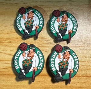 BOSTON CELTICS CROC CHARM 3D JIBBITZ NBA SHOE ACCESSORY BASKETBALL CHARMS - Picture 1 of 1