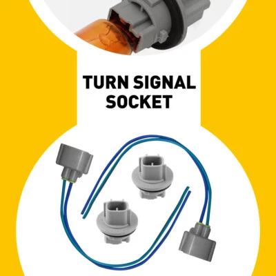 Turn Signal Corner Light Socket w/ Pigtail For Toyota Tacoma Prius Prius C EOA - Image 1 of 4