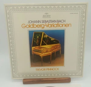 TREVOR PINNOCK BACH GOLDBERG VARIATIONEN-ARCHIV GERMAN IMPORT RECORD LP ALBUM 33 - Picture 1 of 5