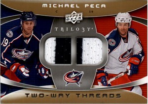 2008-09 Upper Deck Trilogy Two-Way Threads #2WMP Michael Peca Jersey
